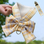 Cute Pet Harness Bow Skirt with Matching Collar