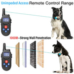 Walkie Talkie Dog Training Collar With 1000M 3280 FOOT Remote Electric Shock Vibration LCD Sound Dog Pet Anti Bark Collar Device