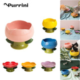 Ceramic Flower Pet Bowls