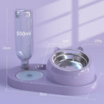 Stainless Steel or Ceramics Bowl for Cat / Dog ; Automatic Water Drinker