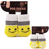 4pcs/set Pet Non-slip Warm Socks