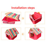 Foldable Dog Houses, soft and comfortable.