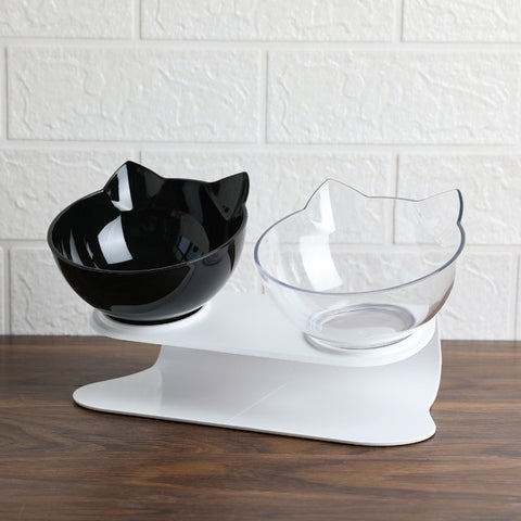 Non-slip Double Pet Bowls With Raised Stand