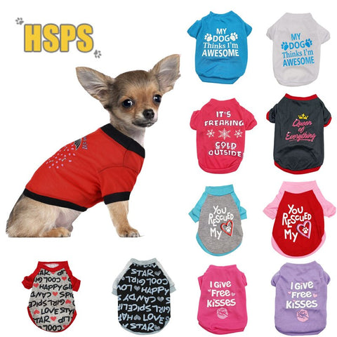 Cute Printed  Pets T-shirt