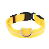 Flashing Luminous Adjustable Night Safety Nylon Pet Collar