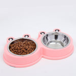 Dog/ Cat  Double  Stainless Bowls