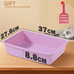 Anti Splash Cats Litter Box  with Scoop