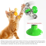 Interactive Windmill Cat Toy Rotating Wheel  Slow Food Feeder