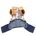 New Pet Jeans with Collar Shirt for Cats and Dogs