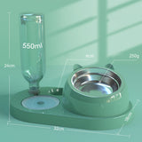 Stainless Steel or Ceramics Bowl for Cat / Dog ; Automatic Water Drinker