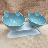 Non-slip Double Pet Bowls With Raised Stand