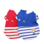 New Dog/ Cat Striped Bear Shirt Vest