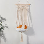 Bohemia Hand Woven Cat Swing;  Tapestry Bed;   Macrame Rope Cat Hammock;  Sleeping Mat;   Home Decor