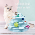 4 Levels Turnable Cat Toy