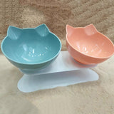 Non-slip Double Pet Bowls With Raised Stand