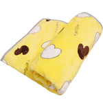Soft Fluffy Flannel Dog Blanket Cute Cartoon Print