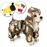 Reflective Waterproof Raincoat   for Small Dogs