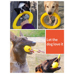 Dog Training Ring,  Flying Disk, Floating Chew Toy