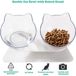 Non-slip Double Pet Bowls With Raised Stand