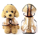 Waterproof And Fashionable;  Transparent Raincoat For Small and Medium-Sized Pets