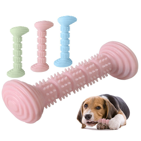 Pet Dog Chewing Toys Soft Rubber  Puppy Toy Bite Resistant Molar Tooth Cleaning Stick Dog Toys Accessories