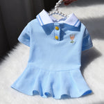 Puppy Polo Shirt with Princess Skirt