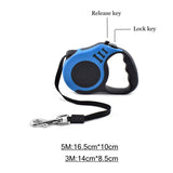 3m or 5m Durable  Automatic Retractable Nylon Cat/Dog Lead