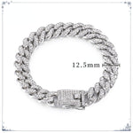 Dog Chain Collar with Diamonds