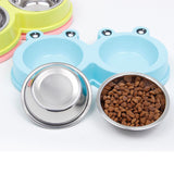 Dog/ Cat  Double  Stainless Bowls