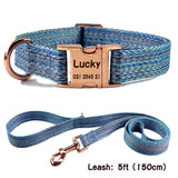 Nylon Pet Collar, Personalized  ID Tag