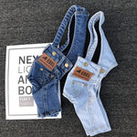 Denim Dog Clothes;  Overall Jeans;  Pet Jumpsuit