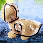 Waterproof And Fashionable;  Transparent Raincoat For Small and Medium-Sized Pets