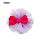 Pet Faux Pearl Crown Shape Bows