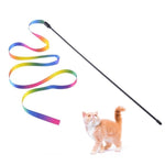 Colorful Feathered Cat Teaser Toy