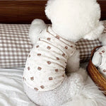 Cute Pet Casual Wear ;   Teddy Bear Cotton Onesie