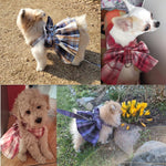 Cute Pet Harness Bow Skirt with Matching Collar