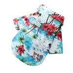 Summer Pet Clothes Beach Pineapple Shirt Hawaiian Pet Dogs Cats Golden Retriever Spring And Summer Four Seasons Clothes