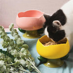 Ceramic Flower Pet Bowls