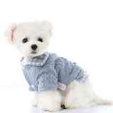 Dog Sweater Plaid