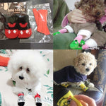 4pcs/set Pet Non-slip Warm Socks