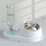 Stainless Steel or Ceramics Bowl for Cat / Dog ; Automatic Water Drinker