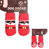 4pcs/set Pet Non-slip Warm Socks