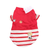 New Dog/ Cat Striped Bear Shirt Vest