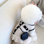 Cute Pet Casual Wear ;   Teddy Bear Cotton Onesie