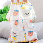 Cute Pet Casual Wear ;   Teddy Bear Cotton Onesie