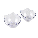 Non-slip Double Bowls with Raised Stand; Pet Food & Water Bowls