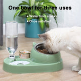 Stainless Steel or Ceramics Bowl for Cat / Dog ; Automatic Water Drinker