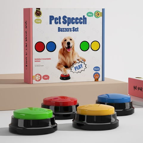 Recordable Dog Training Buttons Pet Talking Toys Pet Interactive toys Speech Buttons Pet toys For Pet Interactive