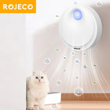 ROJECO 4000mAh Smart Cat Odor Purifier For Cat Litter Box;  Deodorizer