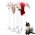 Colorful Feathered Cat Teaser Toy